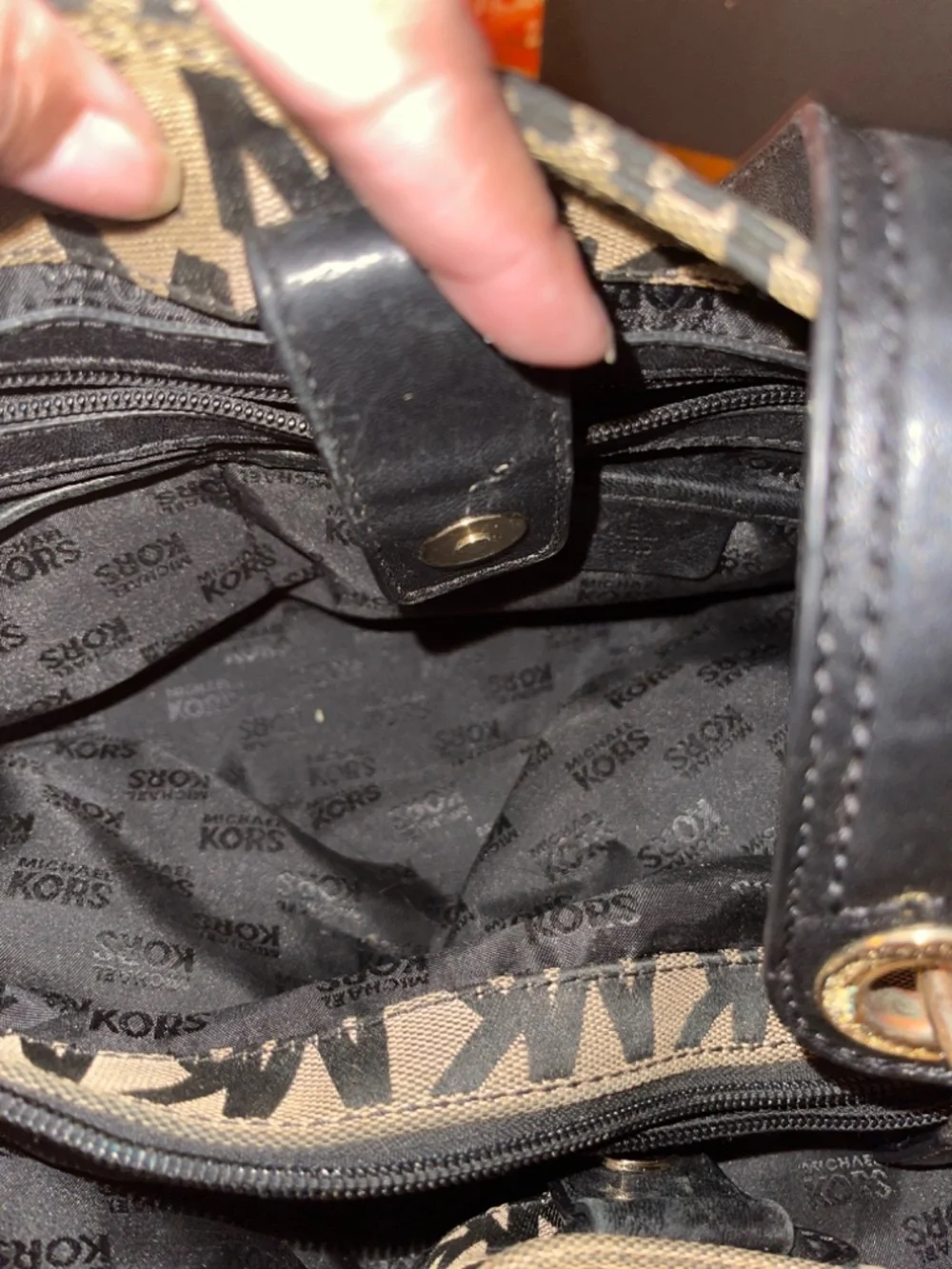 Vintage Michael Kors MK Logo Bag